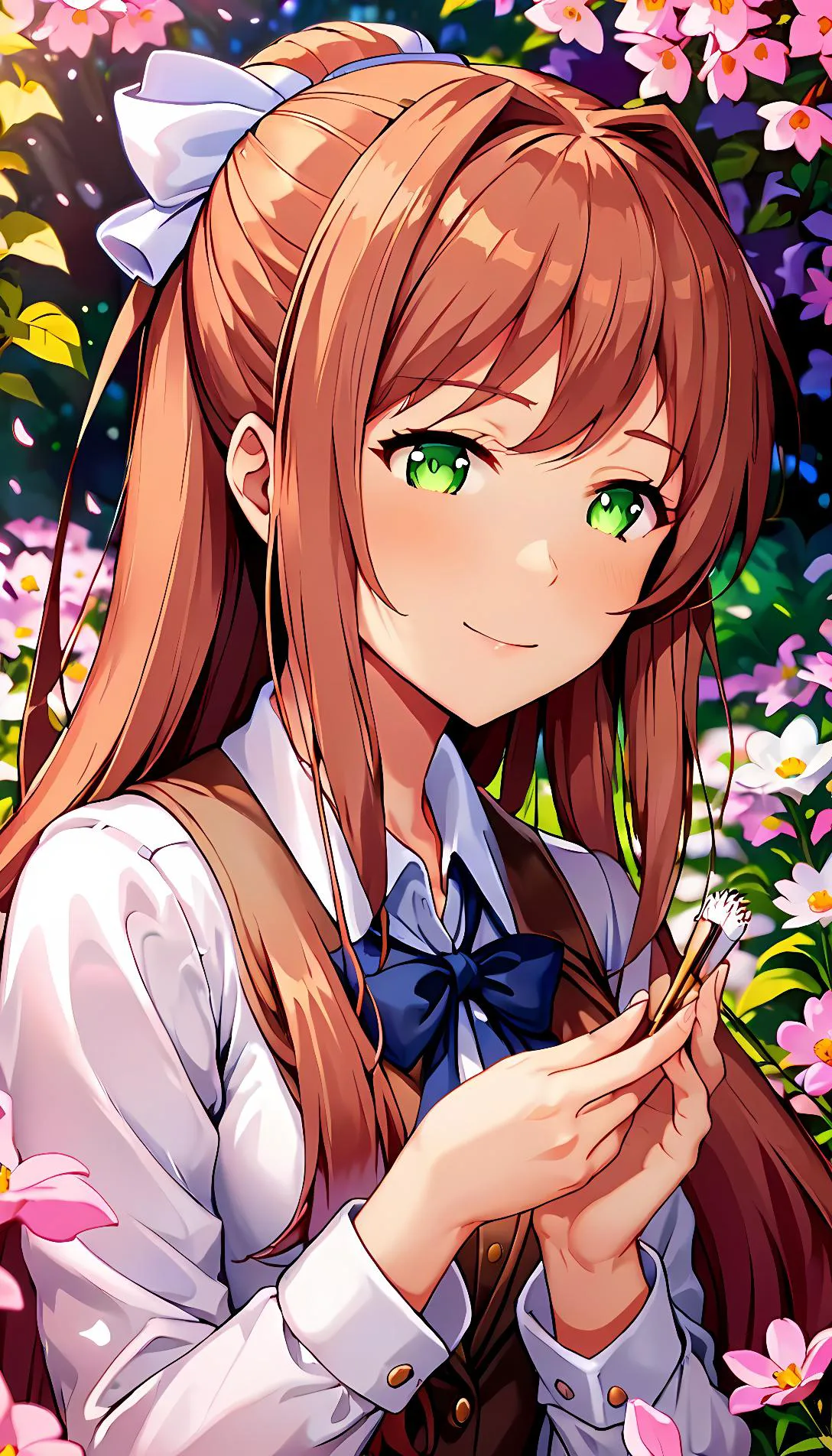 Chat with AI character: Monika