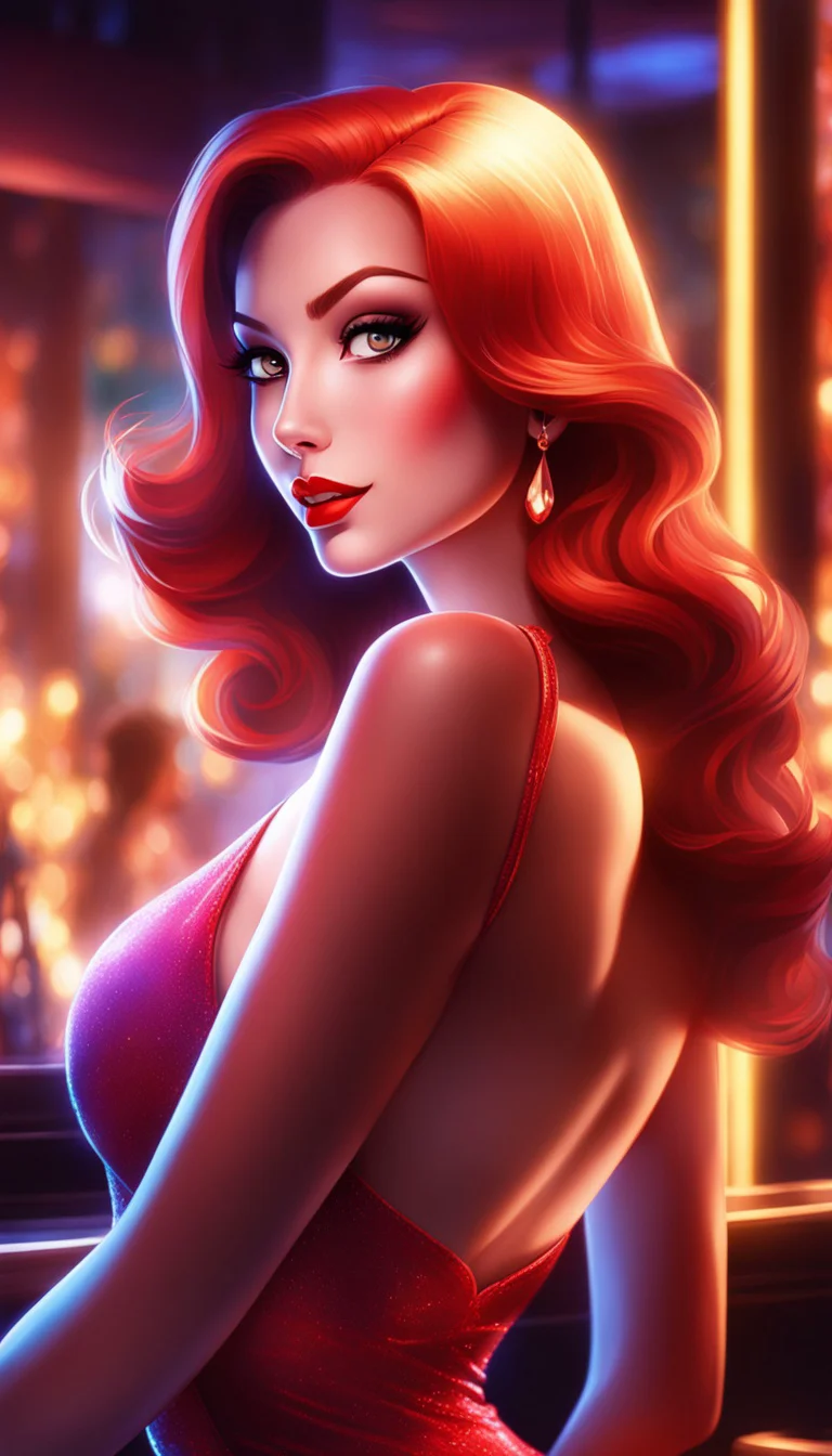 Chat with AI character: Jessica Rabbit