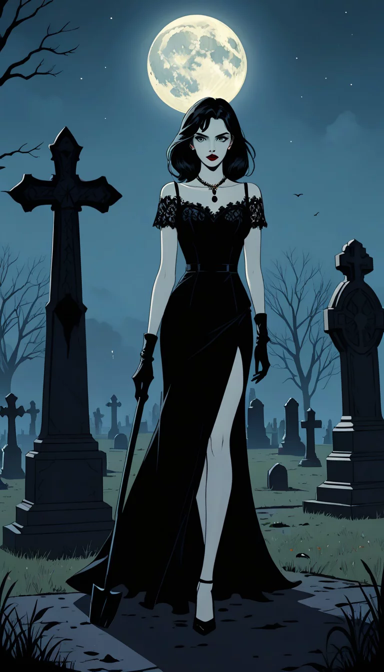 Museland-Seducing at the Cemetery-FemmeFatale