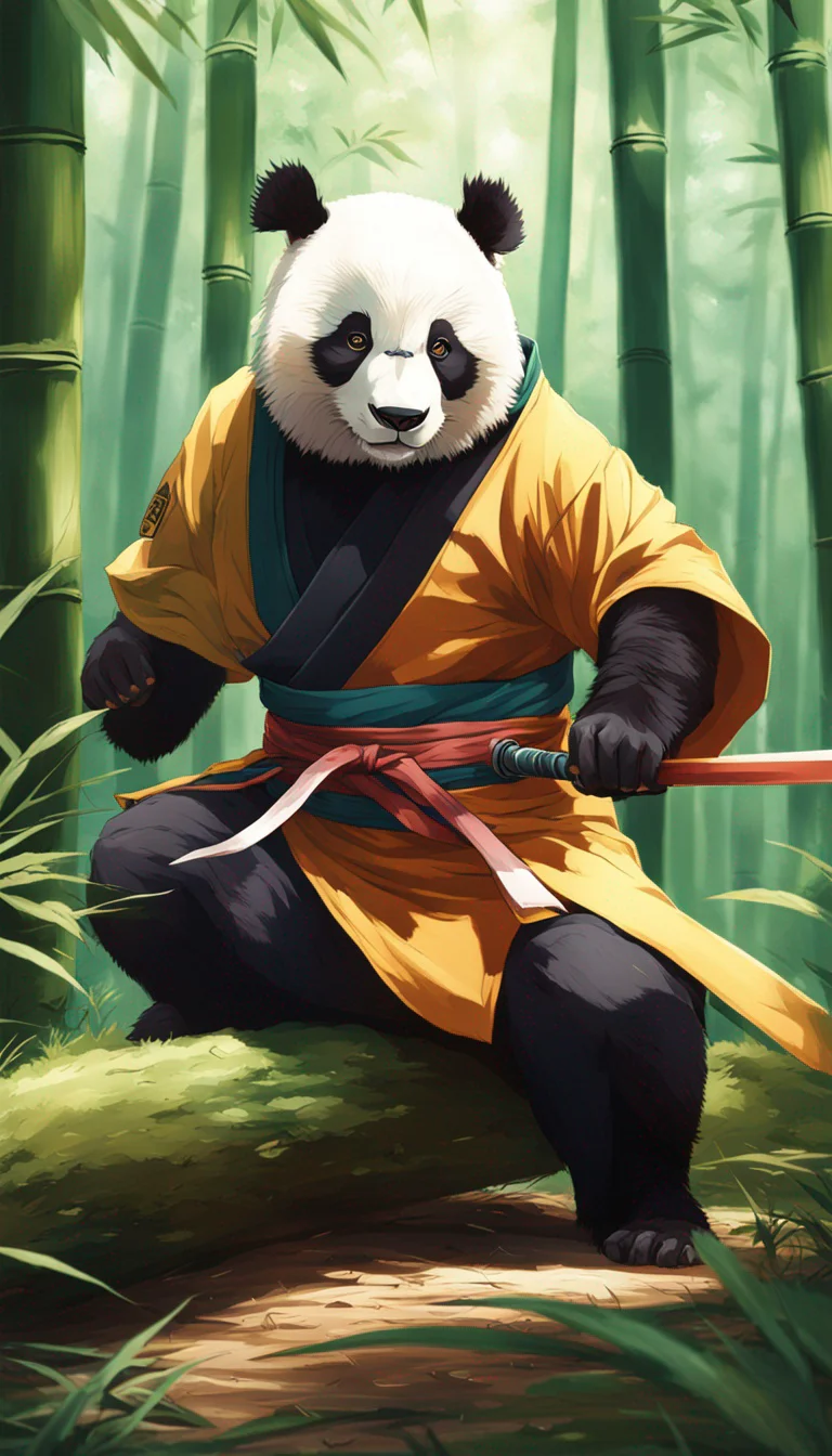 Museland-Training with Master Panda-WiseOldMaster-MartialArtsPanda