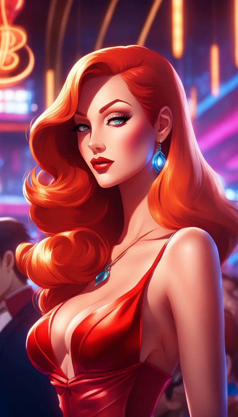 Chat with AI character: Jessica Rabbit