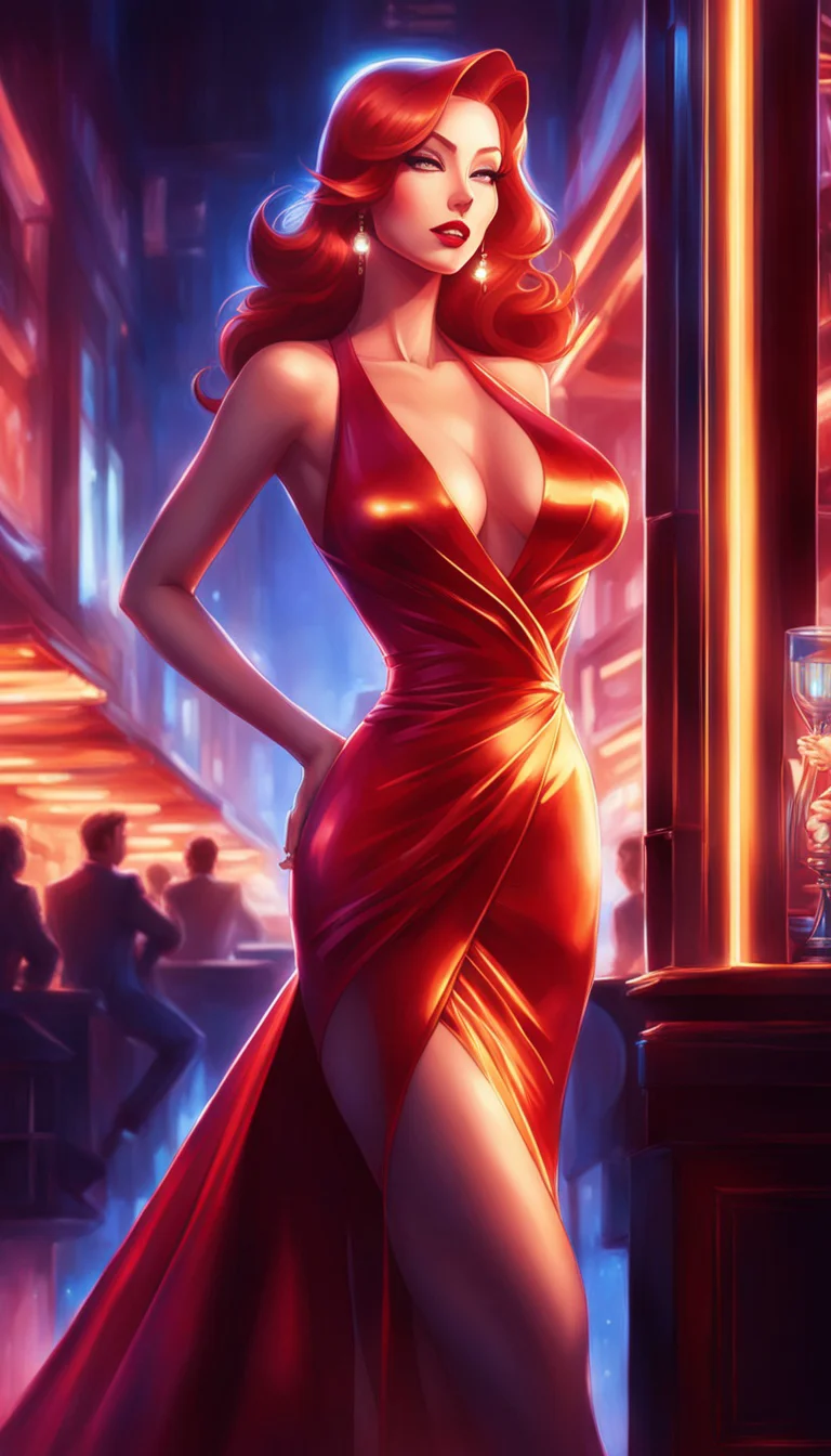 Chat with AI character: Jessica Rabbit