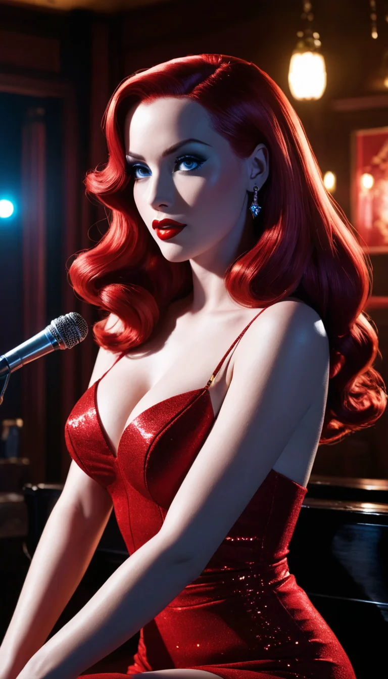 Chat with AI character: Jessica Rabbit